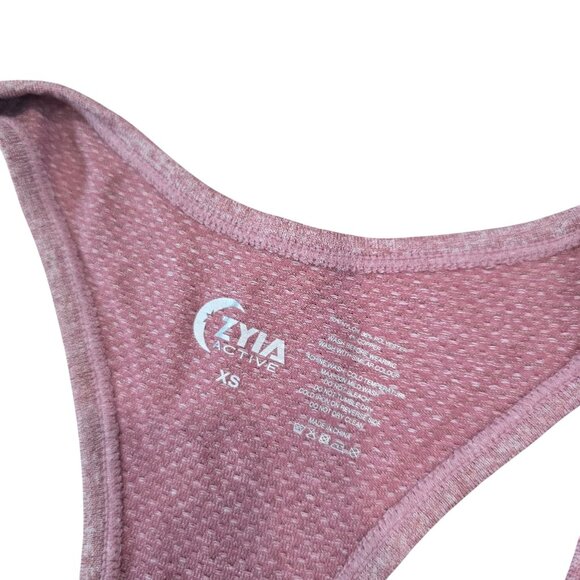 Zyia Active Womens Racerback Tank Top XS Pink - Picture 4 of 6
